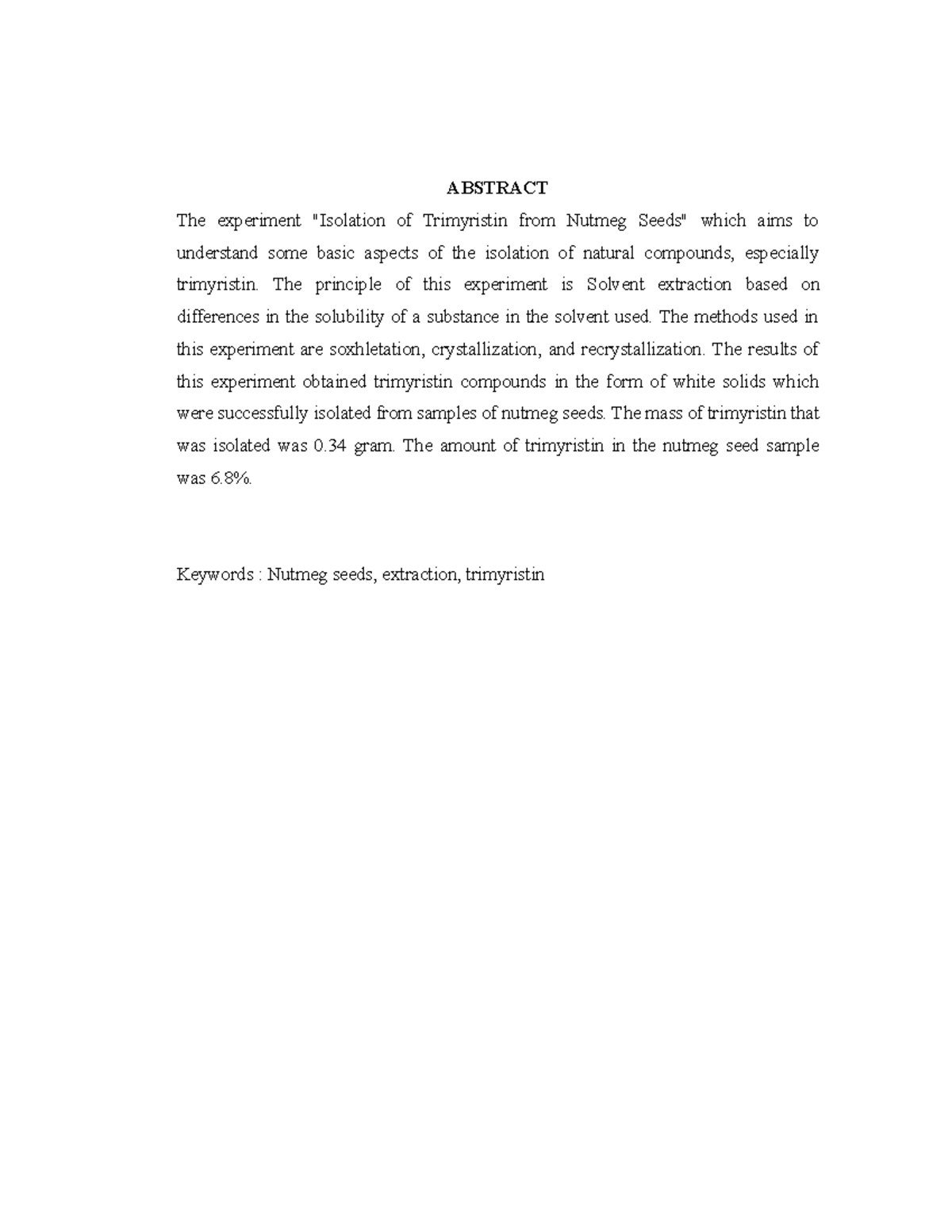 Revision P6 Zunanda - ABSTRACT The experiment 