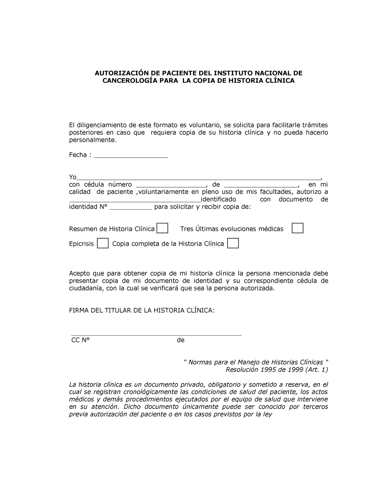 modelo carta de autorización del paciente autorizaciÓn de paciente