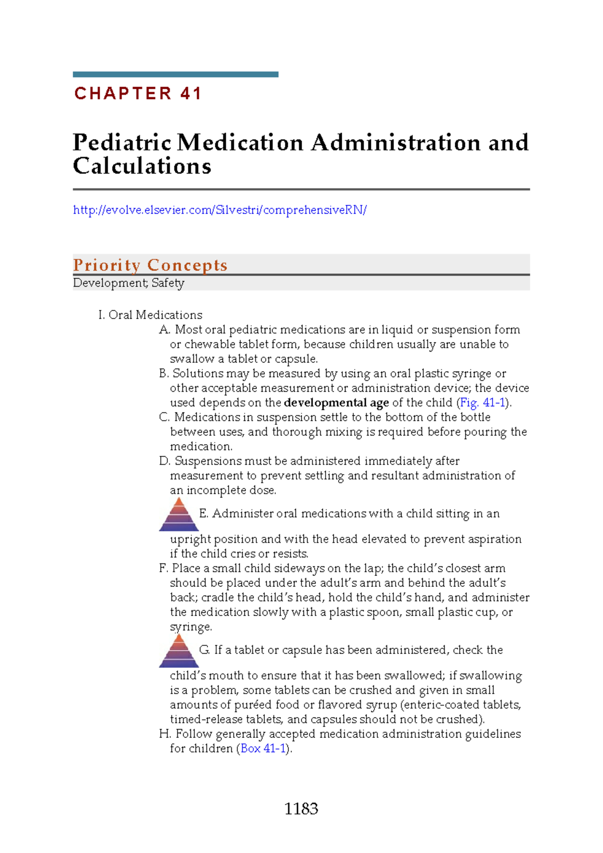 Saunders Pediatric Medication Administration and Calculations Nclex - C ...