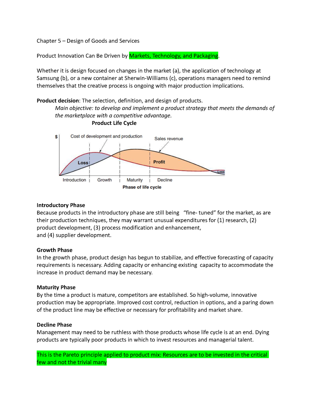 Chapter 5 - Book Lecture Notes - Business Management - Studocu