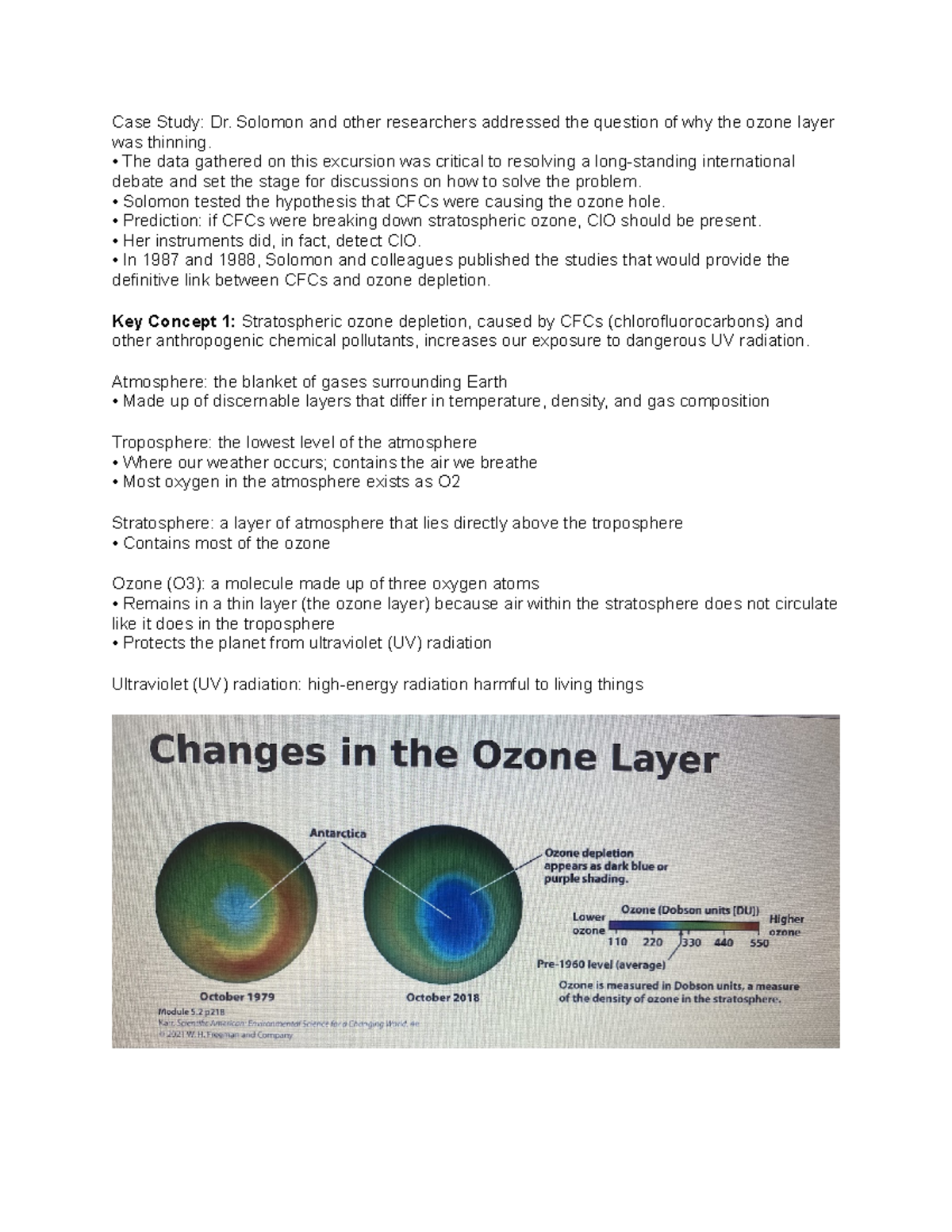 EVR 5.2 Environmental Policy: The World Tackles Ozone Depletion - Case ...