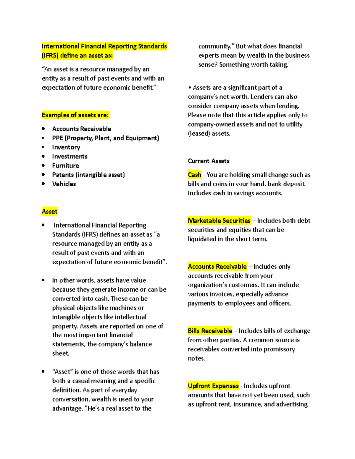 Accounting-Notes-1 - This is a study guide for Accounting Course Part 1 ...