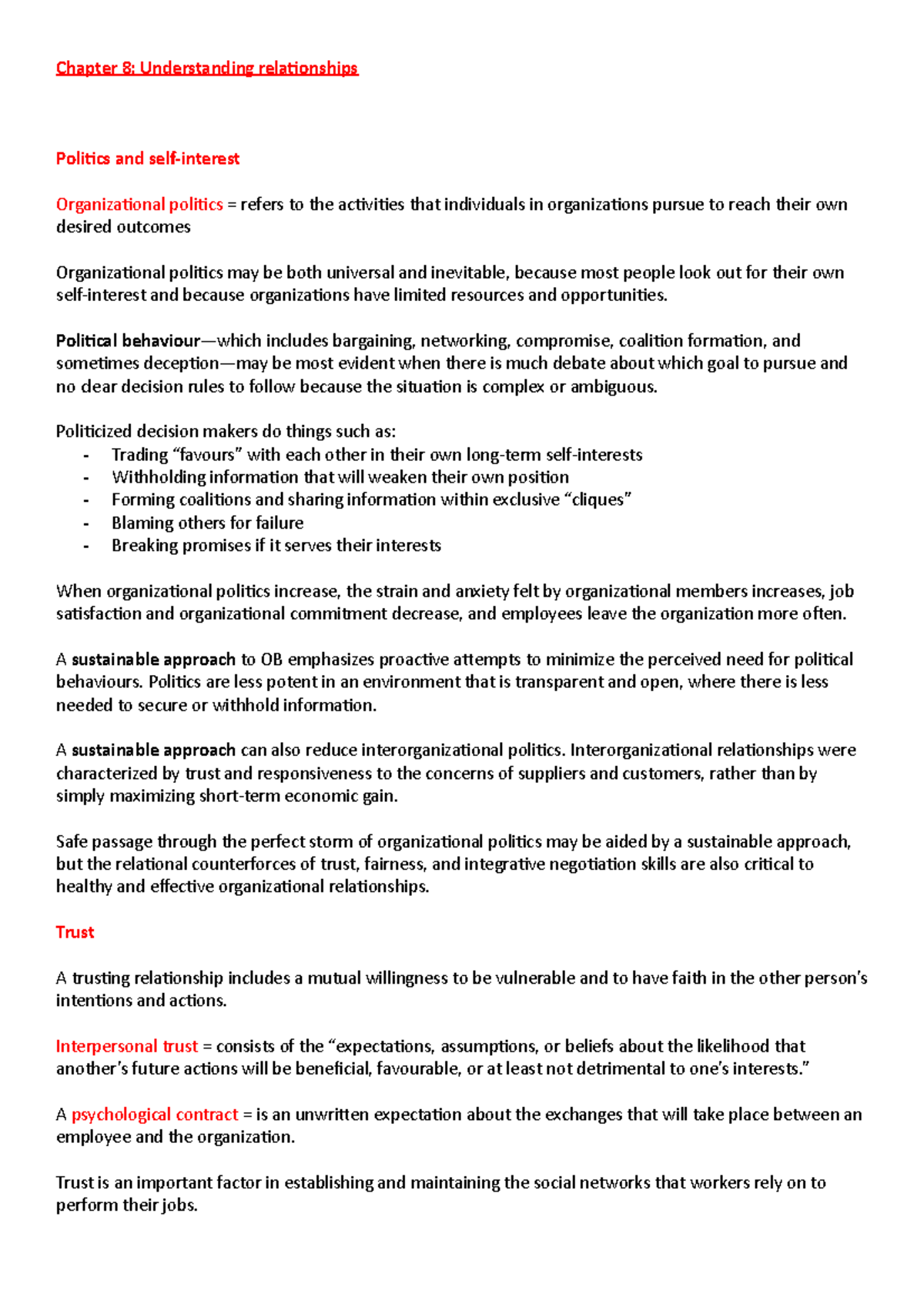 Chapter 8 - Lecture notes 8Understanding relationships - Chapter 8 ...