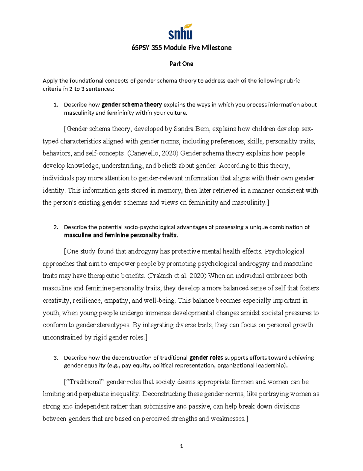 Psy Module Five Milestone Psy Module Five Milestone Part One Apply The Foundational