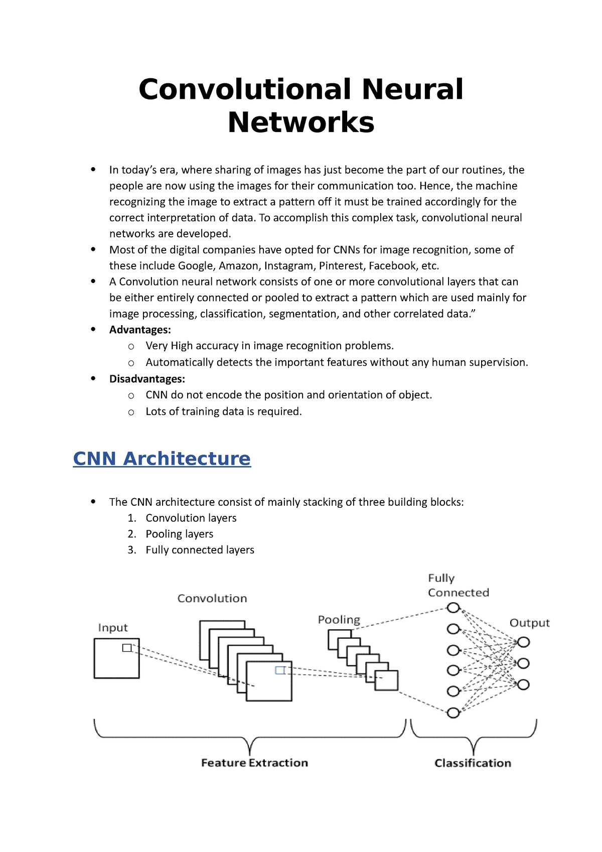 Convolutional Neural Networks - Convolutional Neural Networks In Today ...