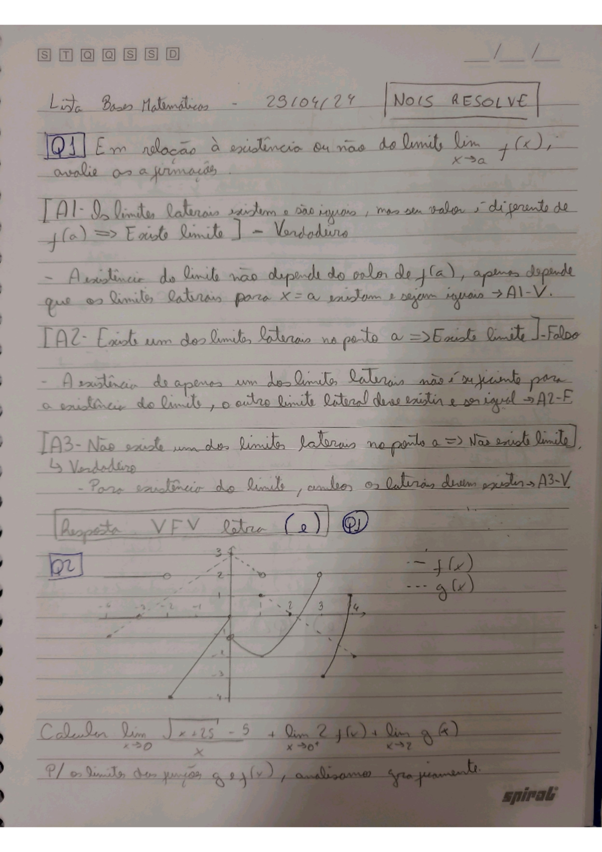 Lista Bases Matemáticas 290424 - Bases Matemáticas - Studocu