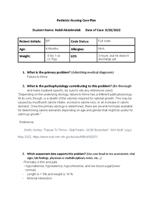 Level Up Pediatrics Principles - NUR103 - Studocu