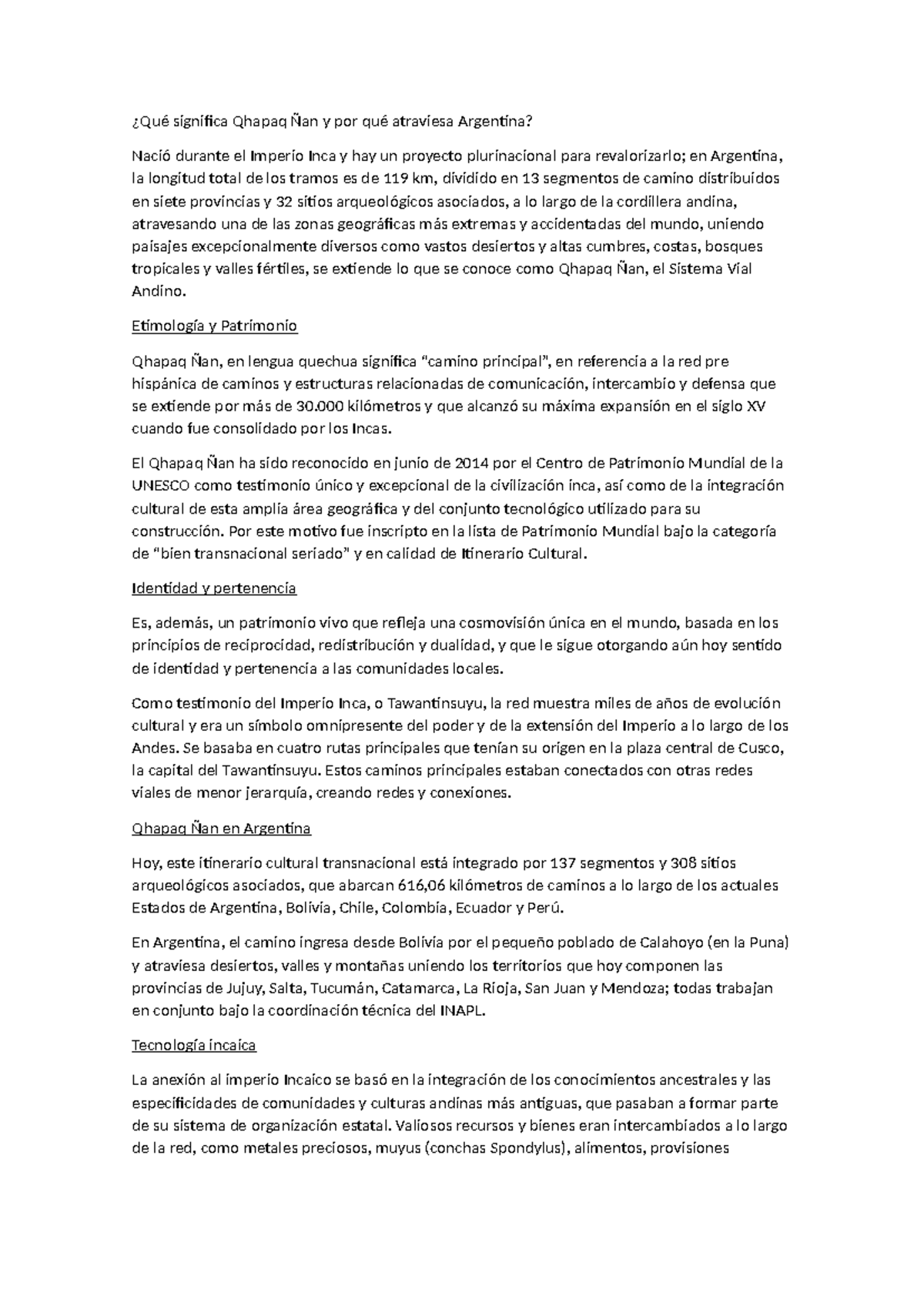 Que Significa Qhapaq