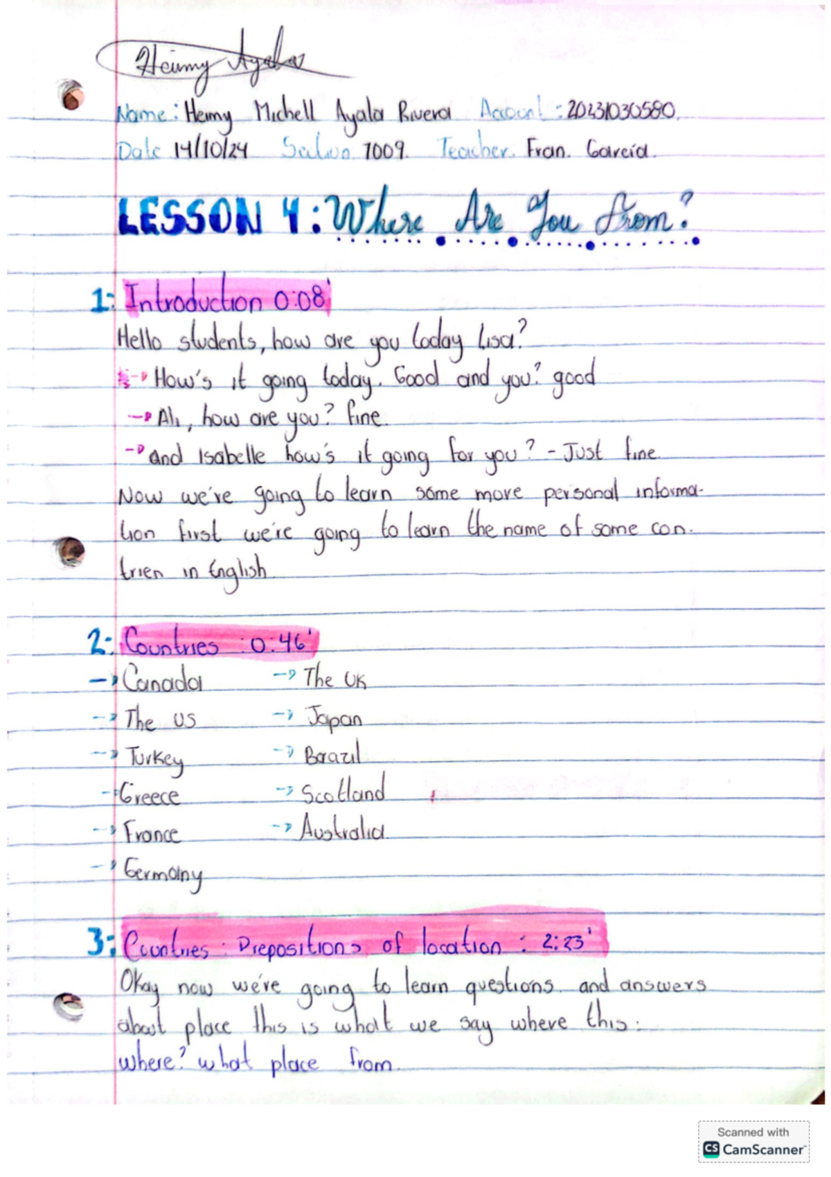 Tema 4 Lesson 4 - Henny Agela Name: Henny Michell Ayala Riveral Account ...