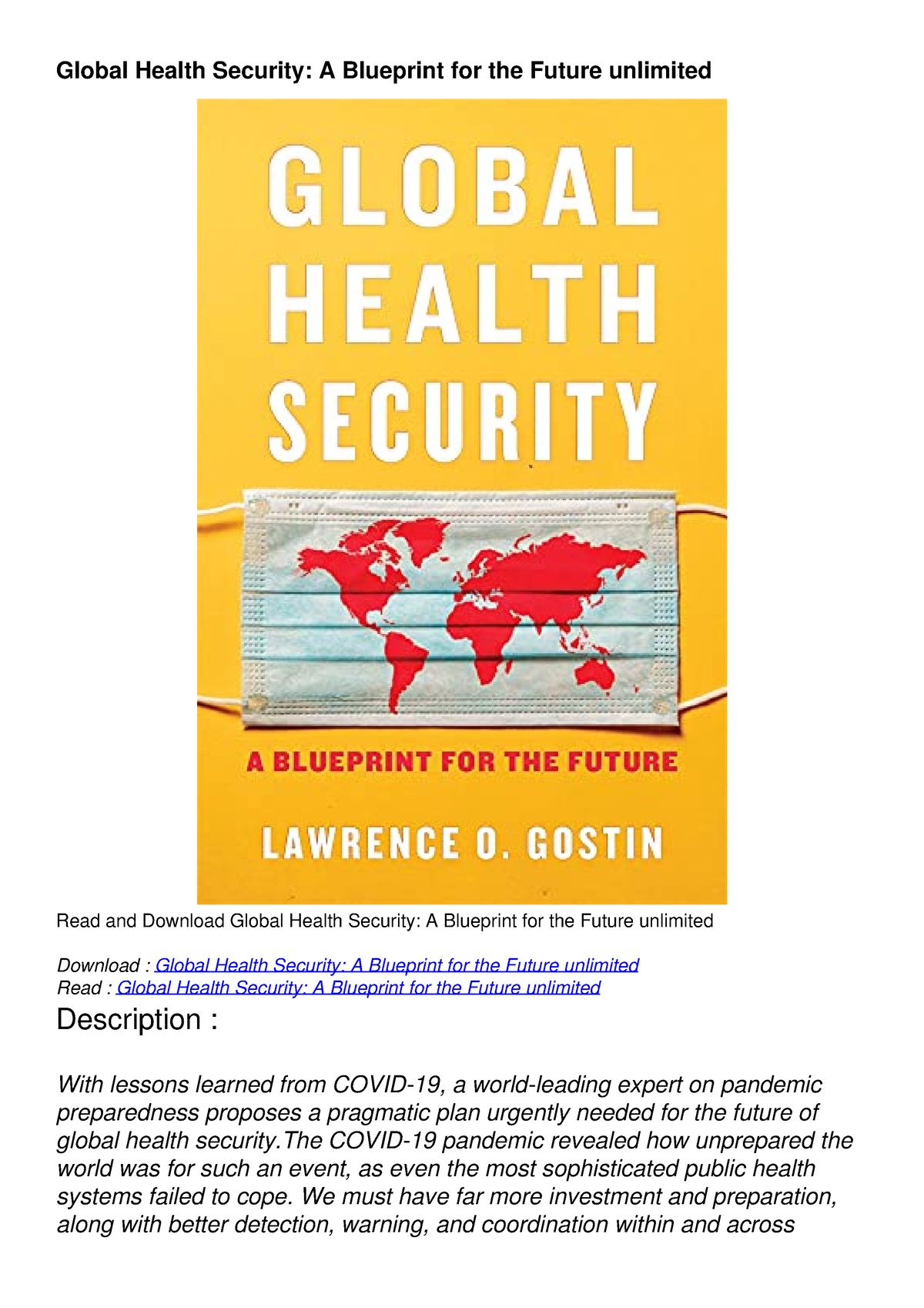 phd global health security