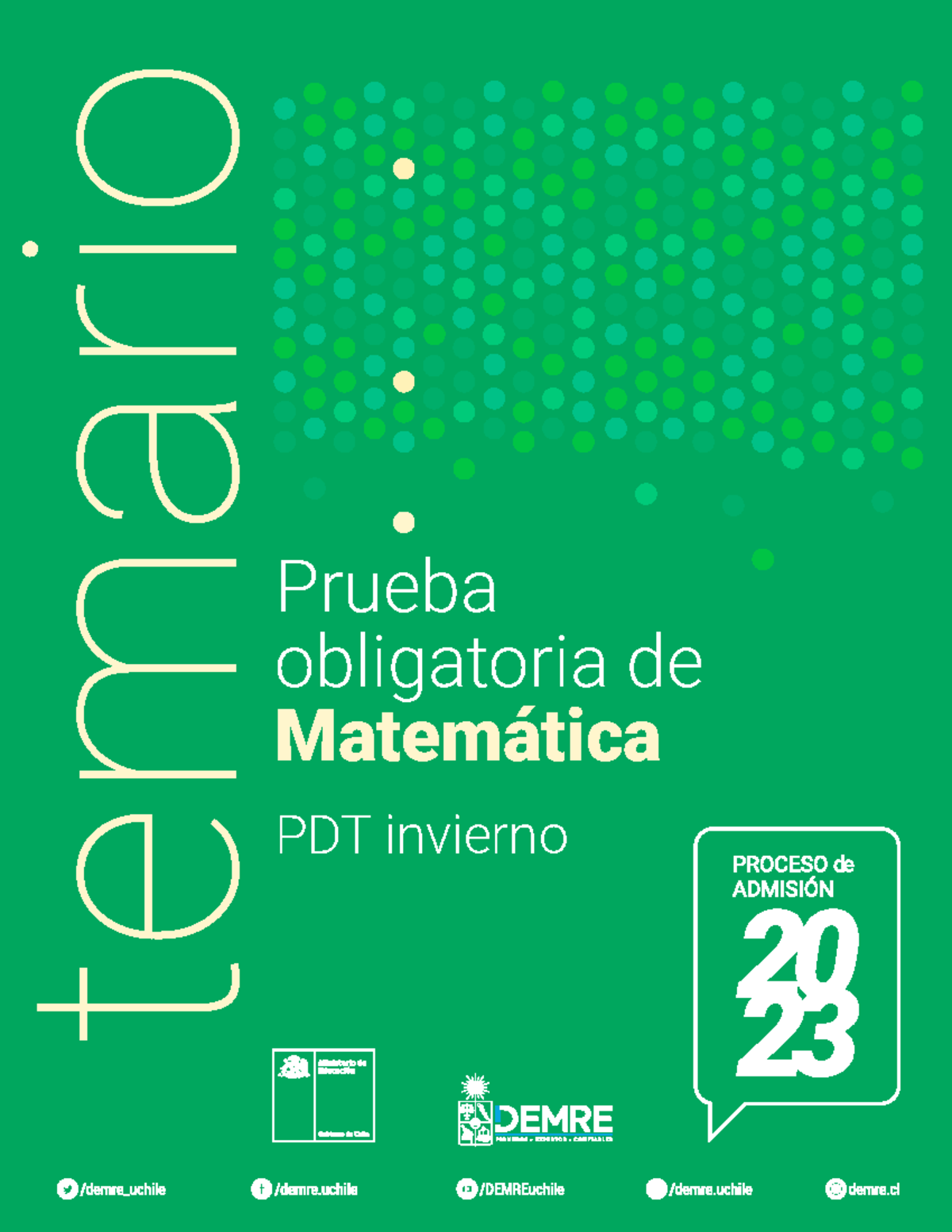2023 22 01 26 temario pdt matematica p2023 - temario Prueba obligatoria ...