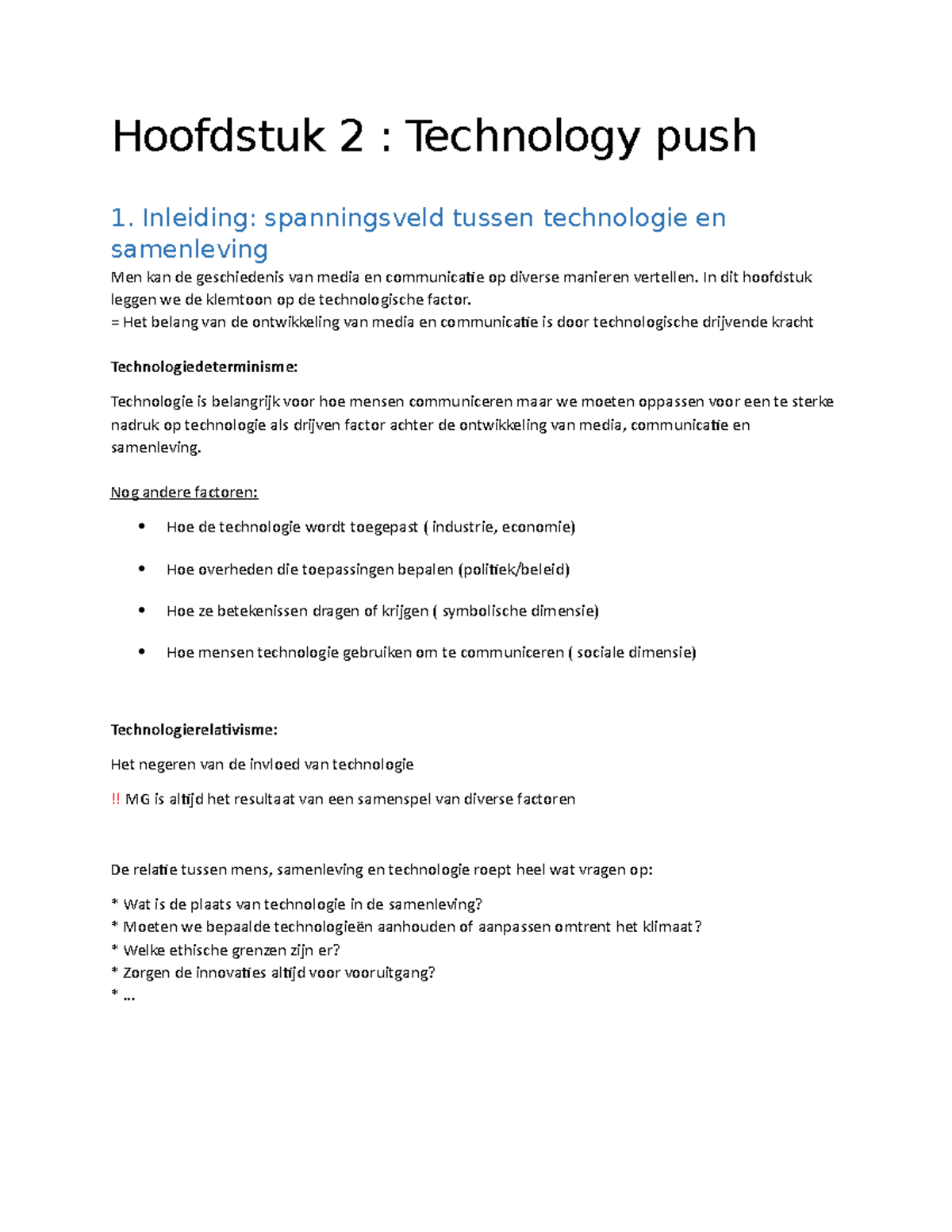 hoofdstuk-2-hoofdstuk-2-technology-push-1-inleiding-spanningsveld