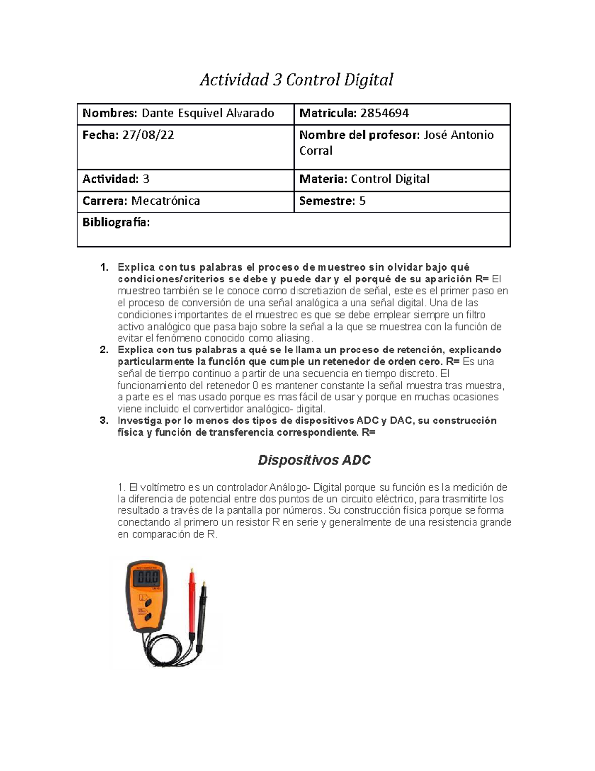 Actividad 3 Control Digital Actividad 3 Control Digital Nombres