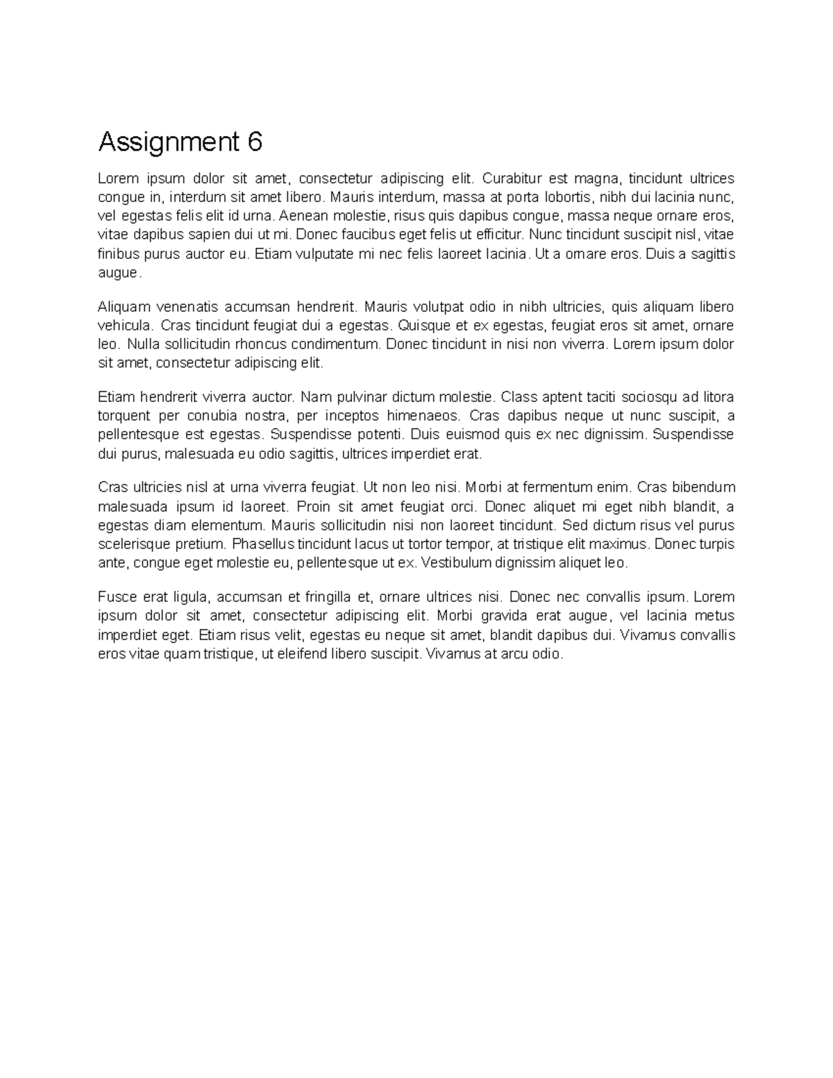 Assignment Generator Uploading - Assignment 6 Lorem ipsum dolor sit ...