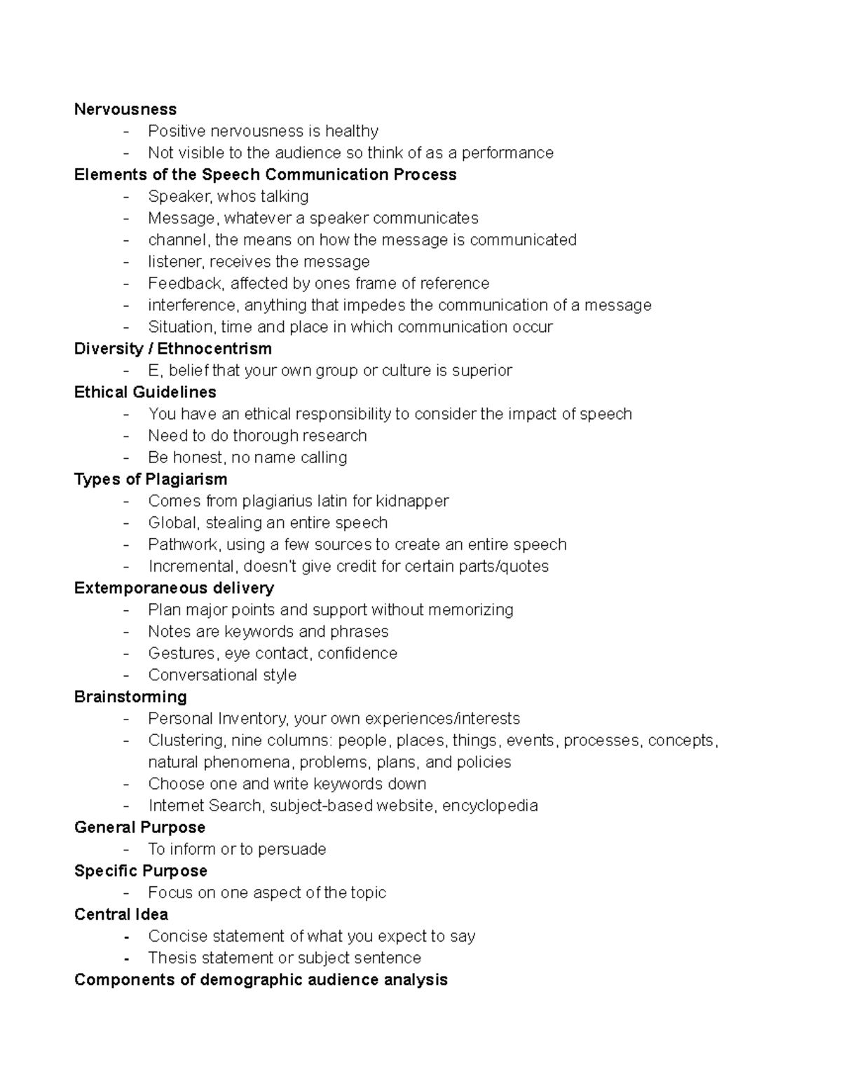 Elements of Speech Communication Process and Tips for Effective ...