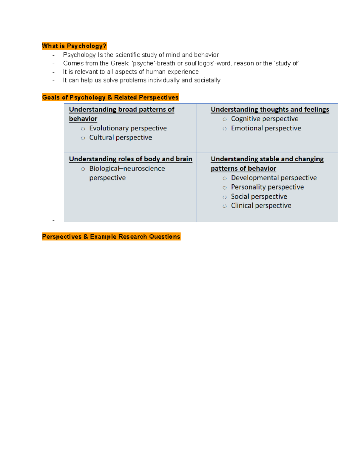 critical thinking introduction to psychology