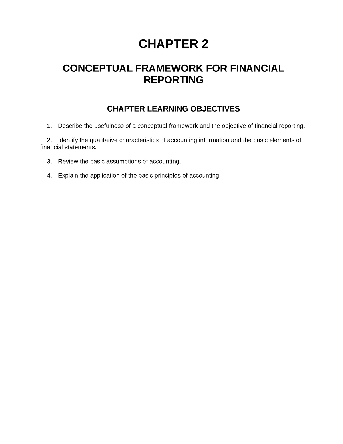 Ch02 - Financial Reporting And Accounting Standards - CHAPTER 2 ...