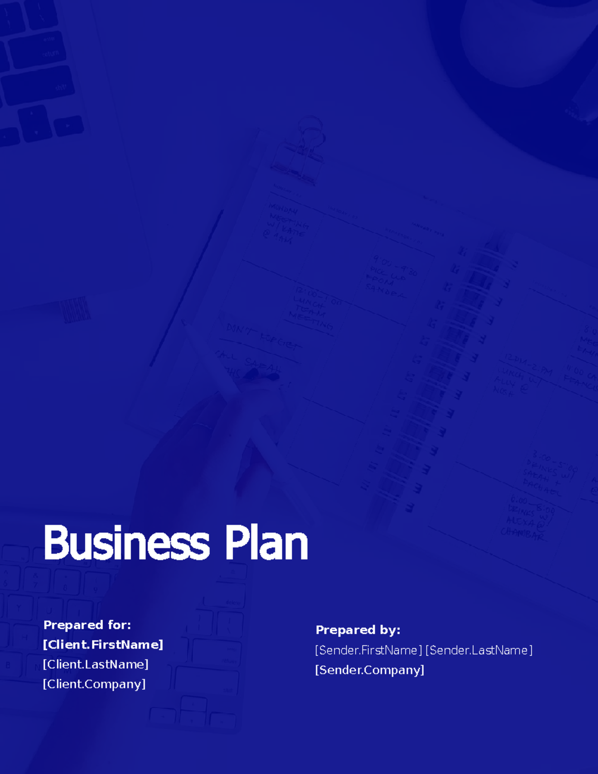 Business-Plan - Business Plan Prepared for: [Client] [Client] [Client ...