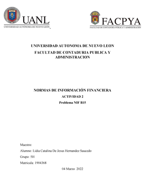 NIF B-14 - Resumen De La NIF B-14 - NIF B-14 Utilidad Por Acción ...