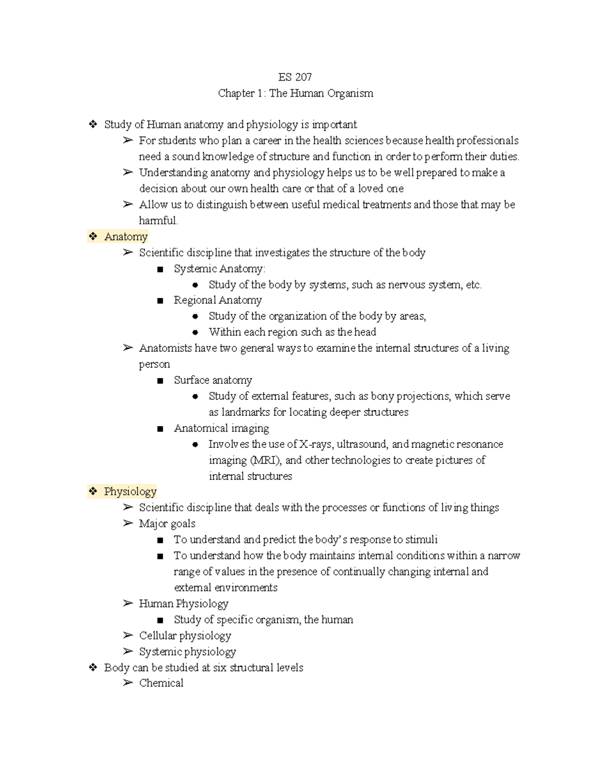 Copy of ES 207 Chapter 1 - Lecture notes Lecture 1 - ES 207 Chapter 1 ...