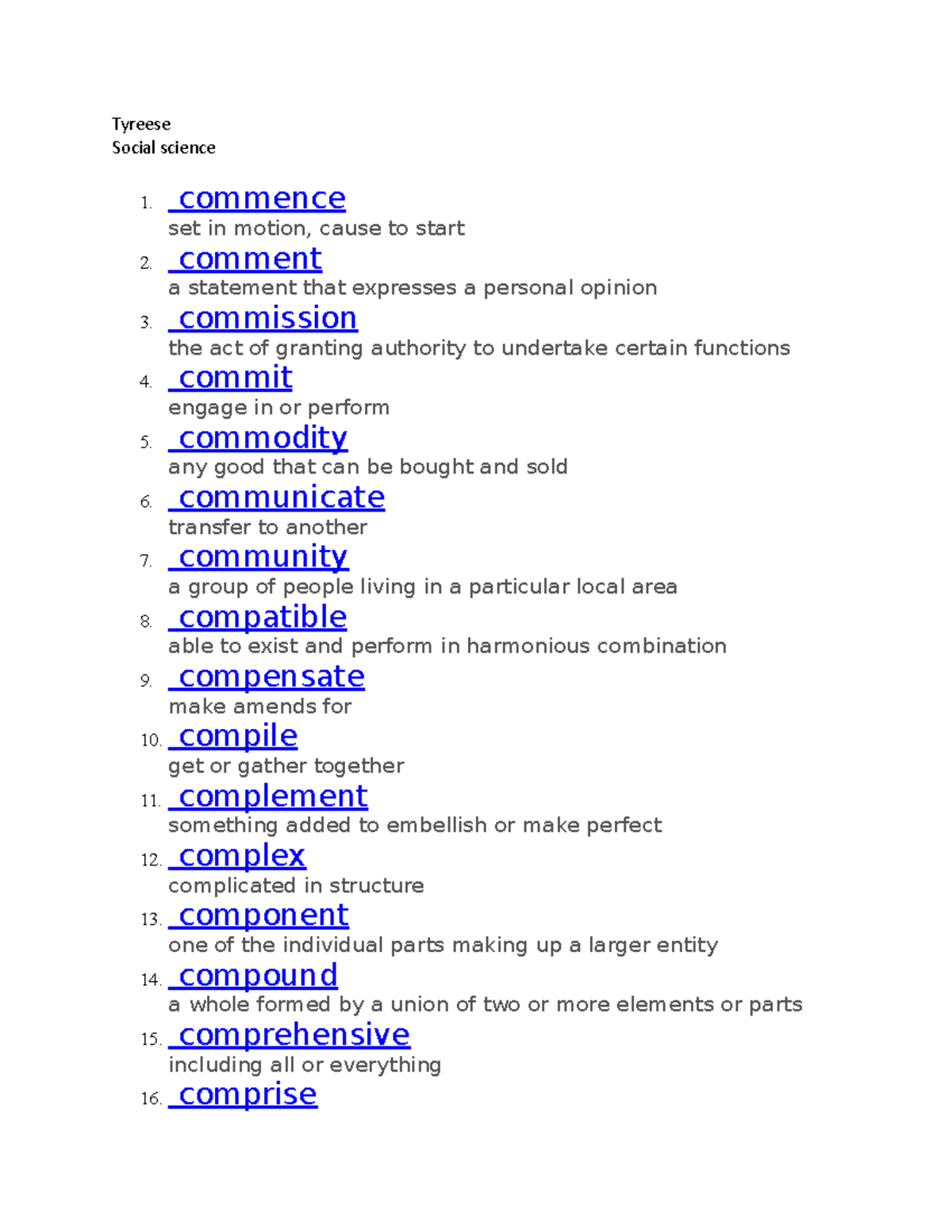 Science 35 - good notes used for quizzes and test helped me out ...