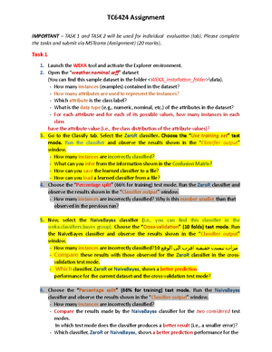 TC6424- Project 1 - PROJECT 1 DATA PREPROCESSING You are given a ...