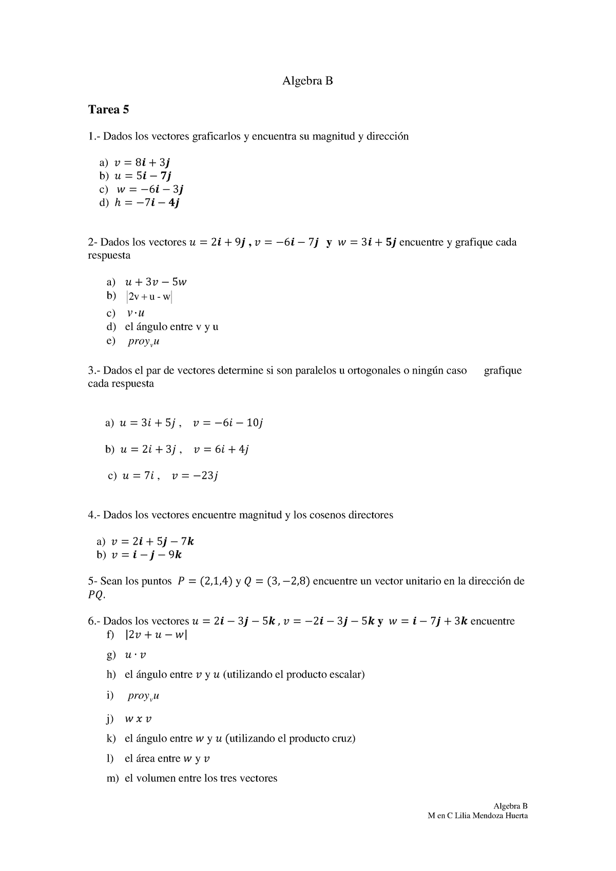 Tarea 5 - Algebra B M En C Lilia Mendoza Huerta Algebra B Tarea 5 1 ...