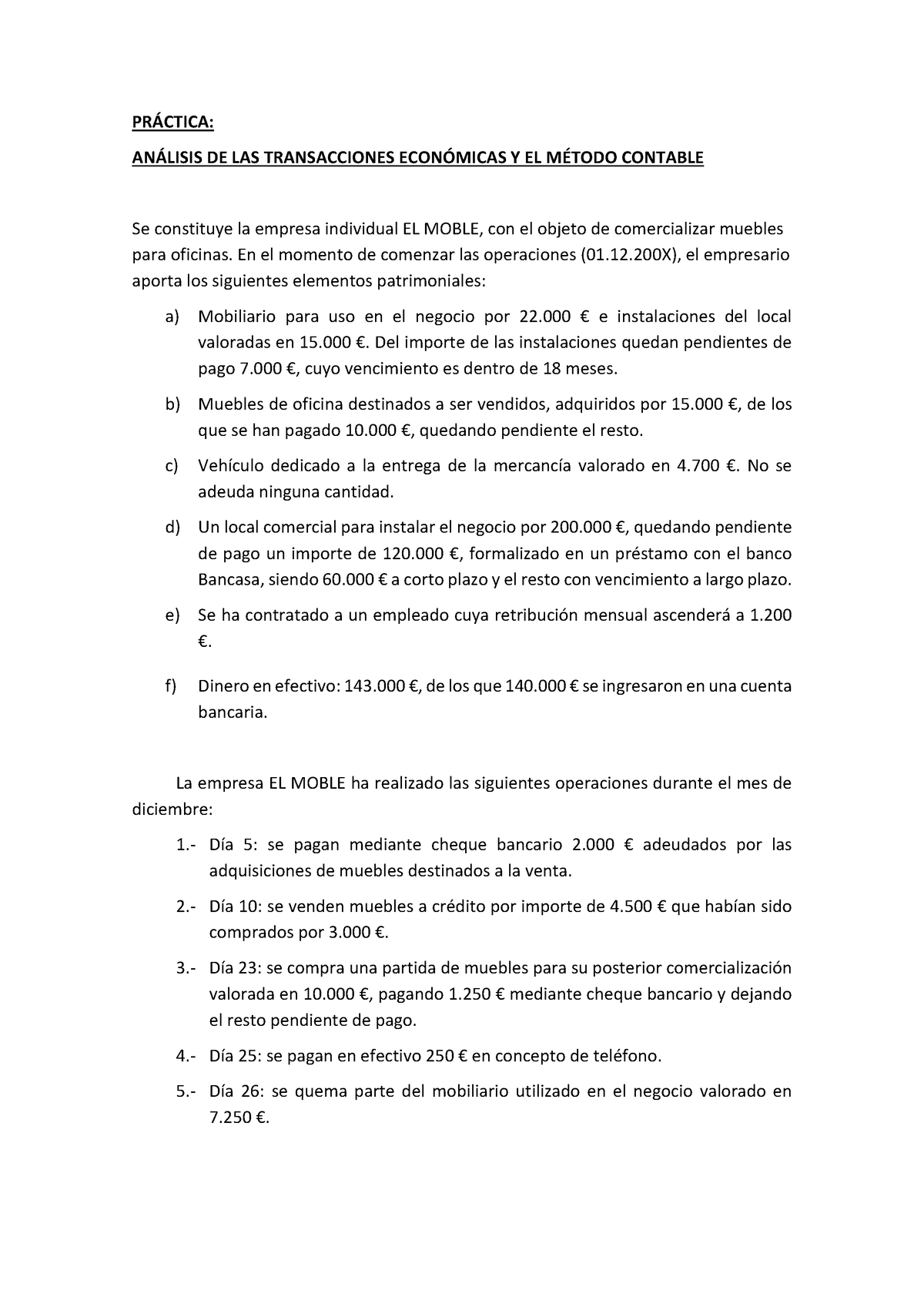 = Iso-8859-1 Q PR=C1 Ctica - PRÁCTICA: ANÁLISIS DE LAS TRANSACCIONES ...