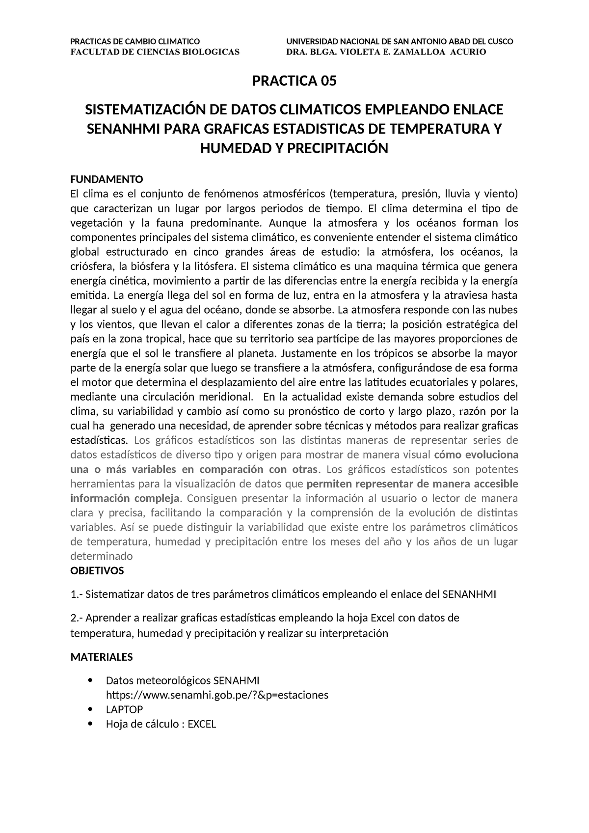 Practica 05 - Práctica de cambio climático - PRACTICAS DE CAMBIO ...