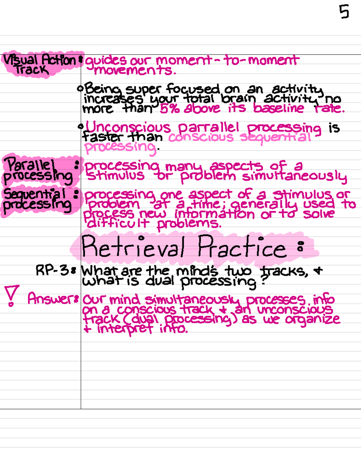 Module 7 Basic Consciousness Concepts - S Visual Action ...