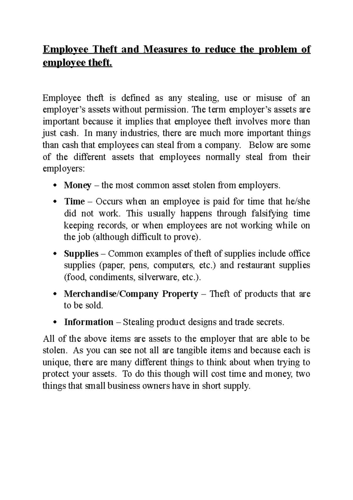 Walgreens Employee Theft Policy - j5xgobm