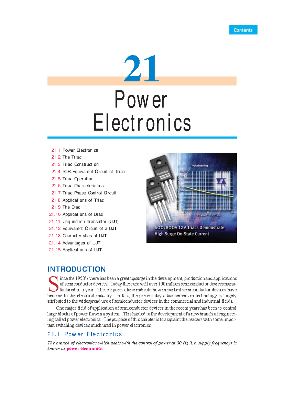 UJT PUT 2 - Notes - Power Electronics 577 1Power Electronics 2The Triac ...