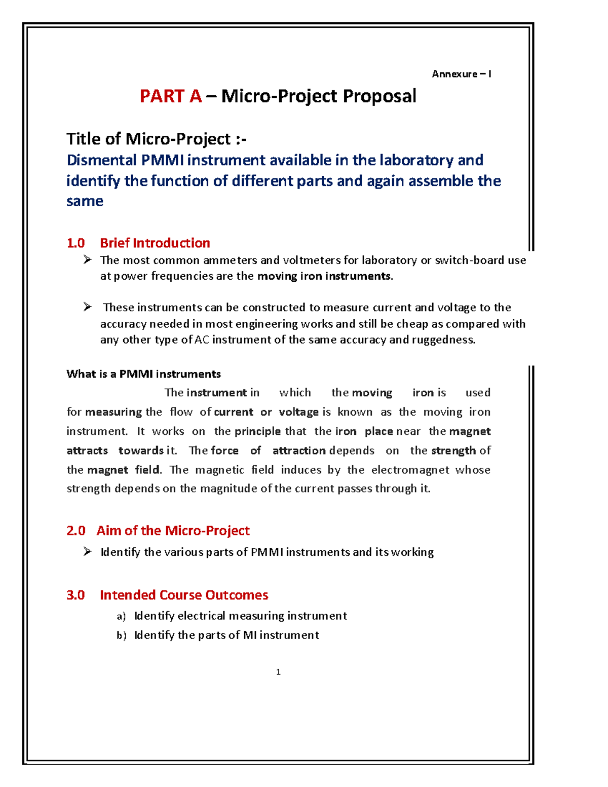 EEM Part A (Rahul Garade) - Annexure – I PART A – Micro-Project ...