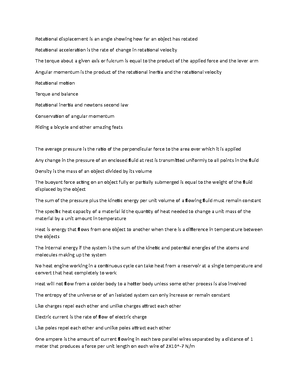 Physics 1 - notes - Steps in scientific method 1. Careful observation ...