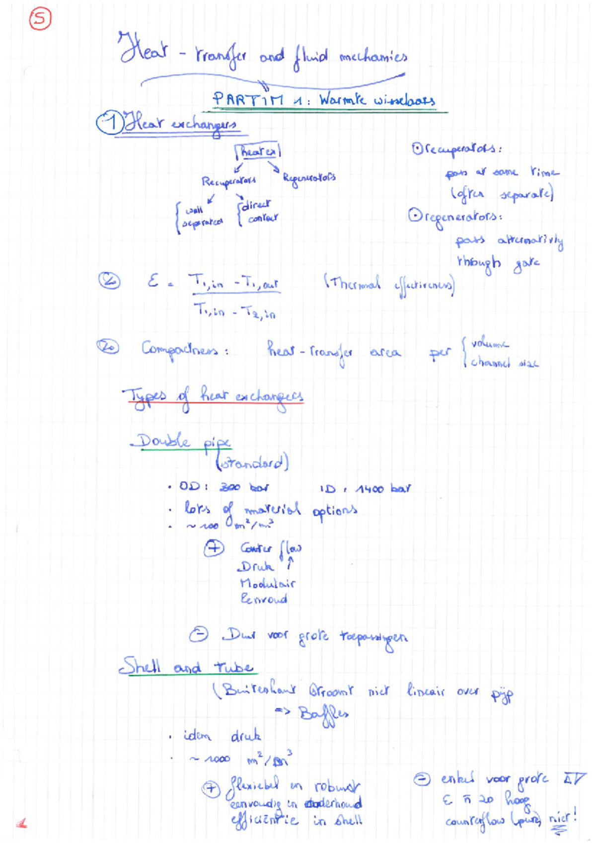 Heat transfer and fluid dynamics DNEM208 - DEN7208 - Studocu