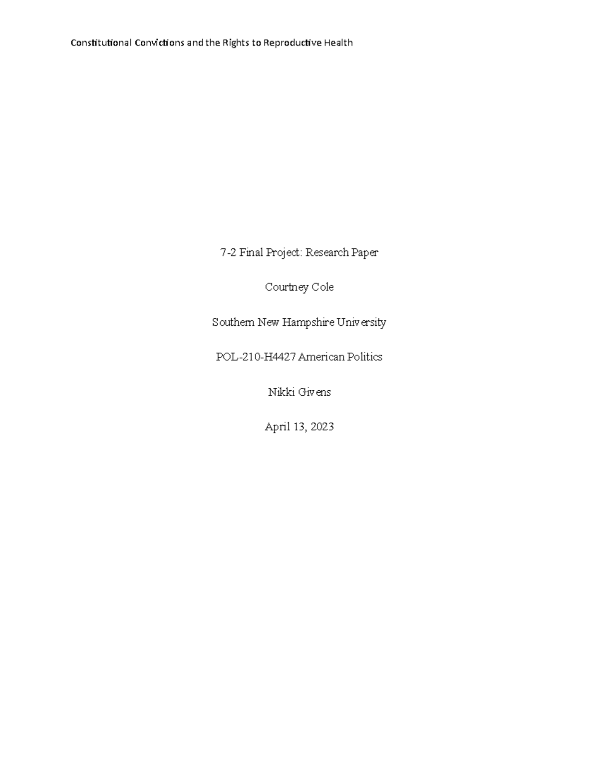 7-2 Final Project Research Paper - 7-2 Final Project: Research Paper ...