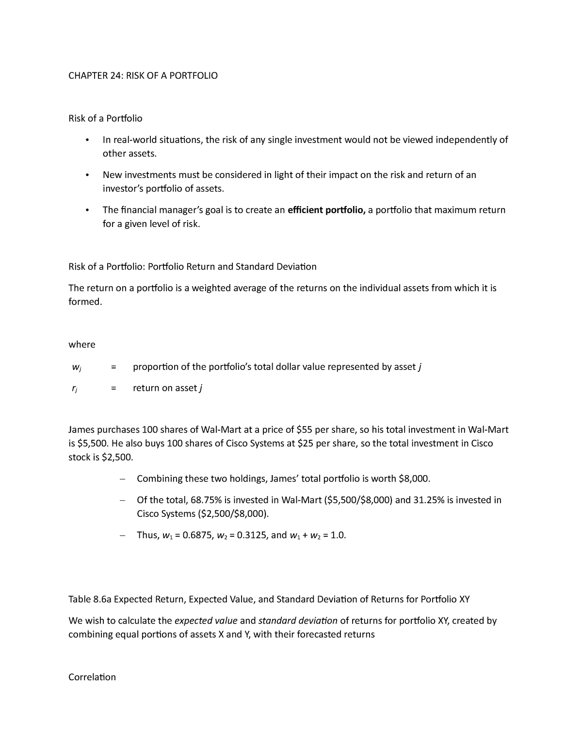 c24-risk-of-a-portfolio-chapter-24-risk-of-a-portfolio-risk-of-a