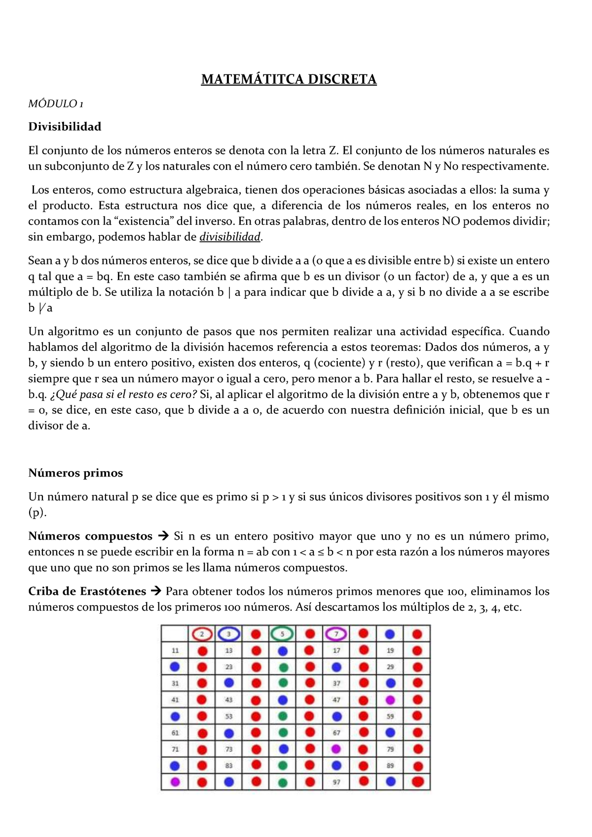 Matemátitca Discreta M1 Y M2 - MATEMÁTITCA DISCRETA MÓDULO 1 ...