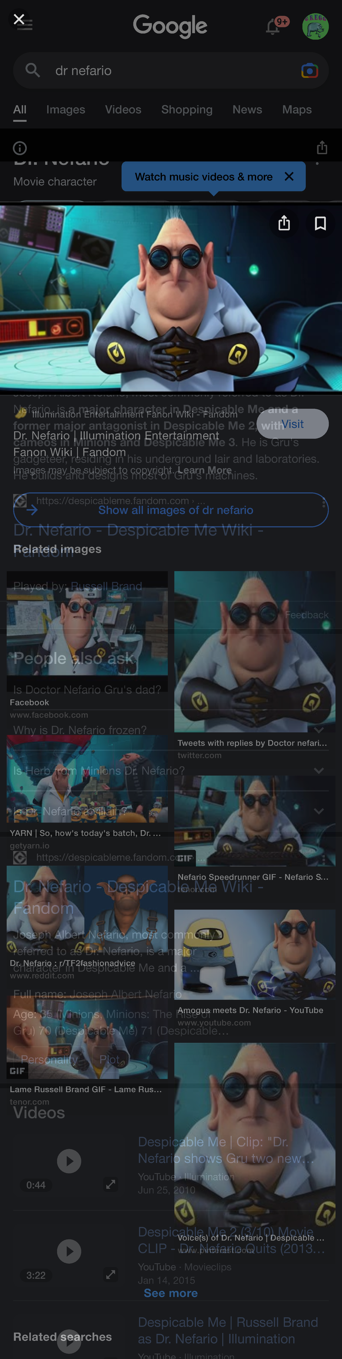 Dr. Nefario, Despicable Me Wiki