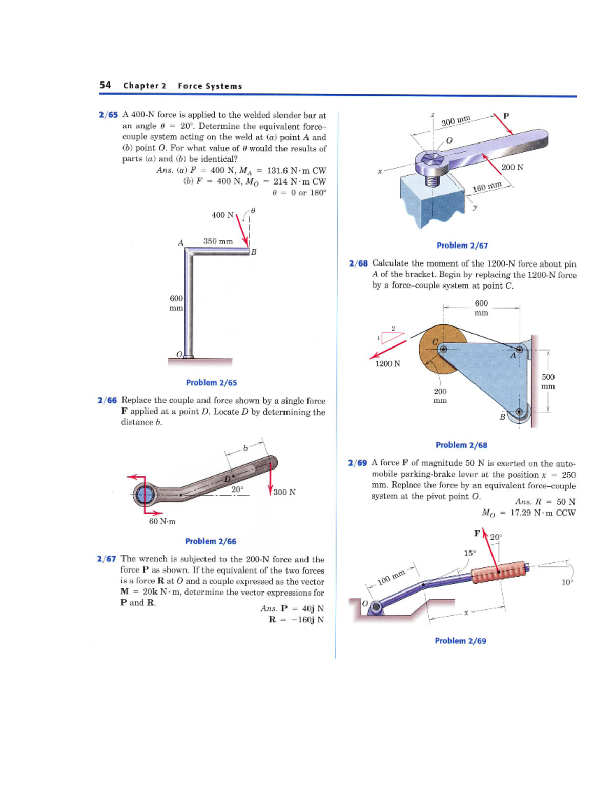 Tutorial-2-Couples Resultants - 54 Chapter: Force Systems A force is ...