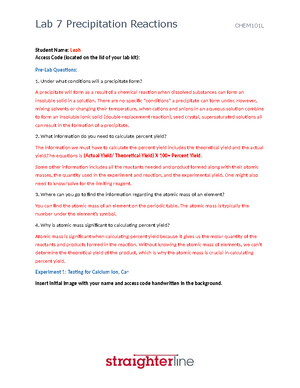 BIO250L+V2+Lab+5+ - Microbiology labwork - Student Name: Access Code ...