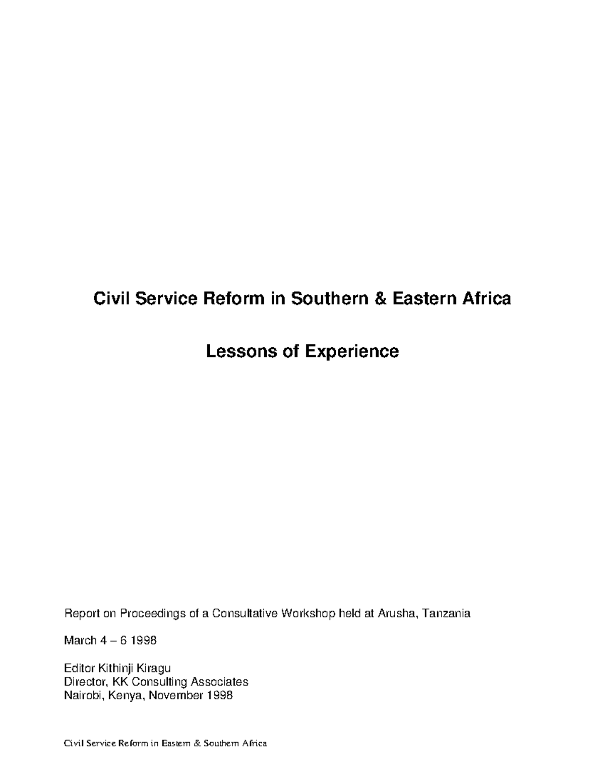 Civil Service Reform - Political science - Civil Service Reform in ...