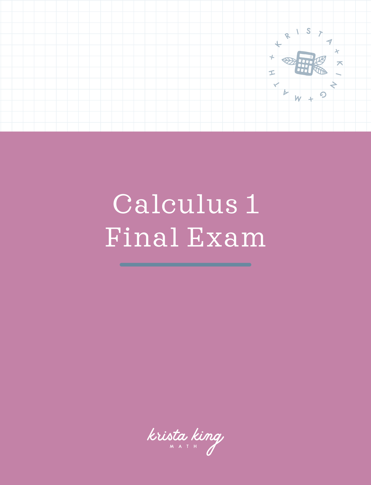 Calculus 1.Final Exam.Practice 1 - Calculus 1 Final Exam This Exam Is ...