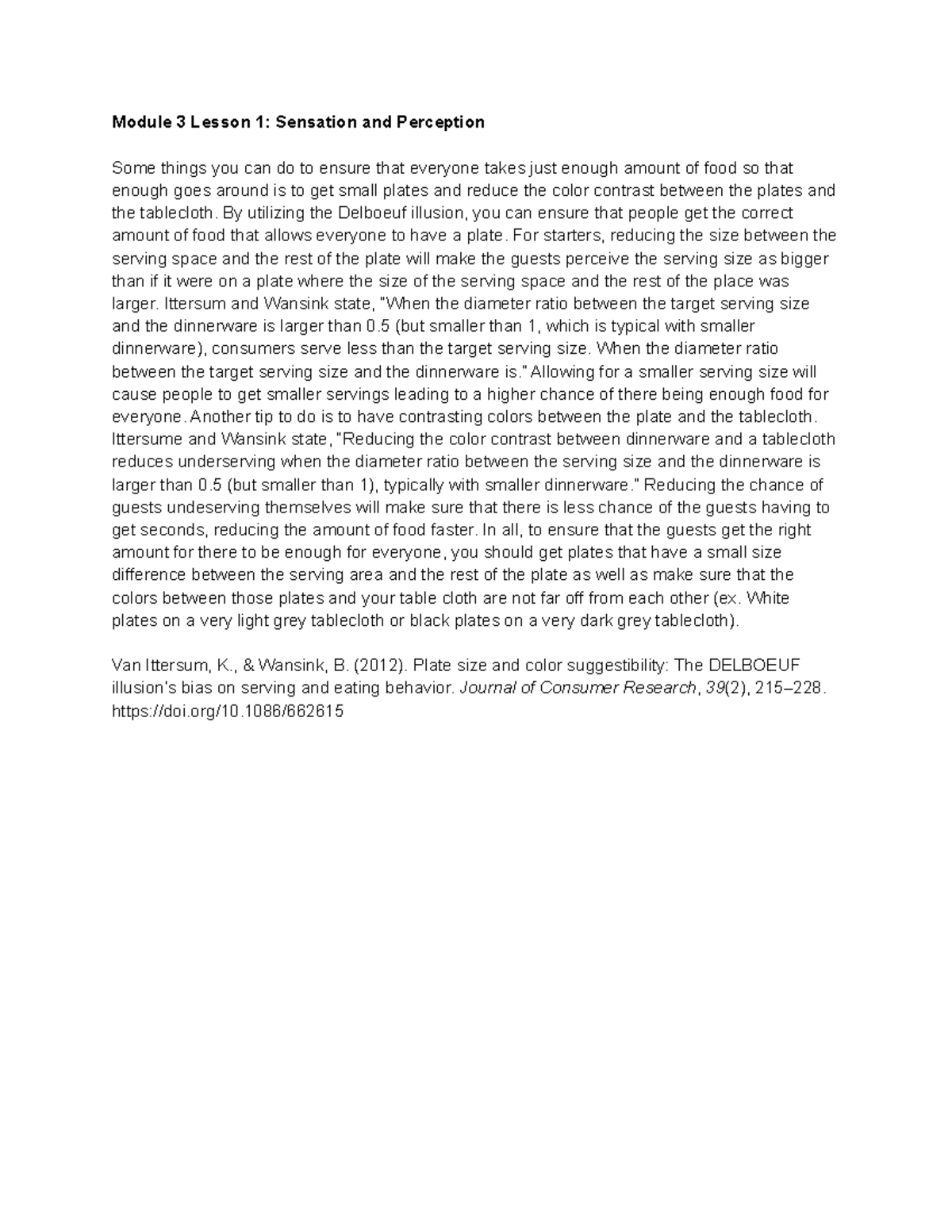 Psy 121 Sensation And Perception Module 3 Lesson 1 Sensation And Psy 121 Sensation And Perception Module 3 Lesson 1 Sensation And