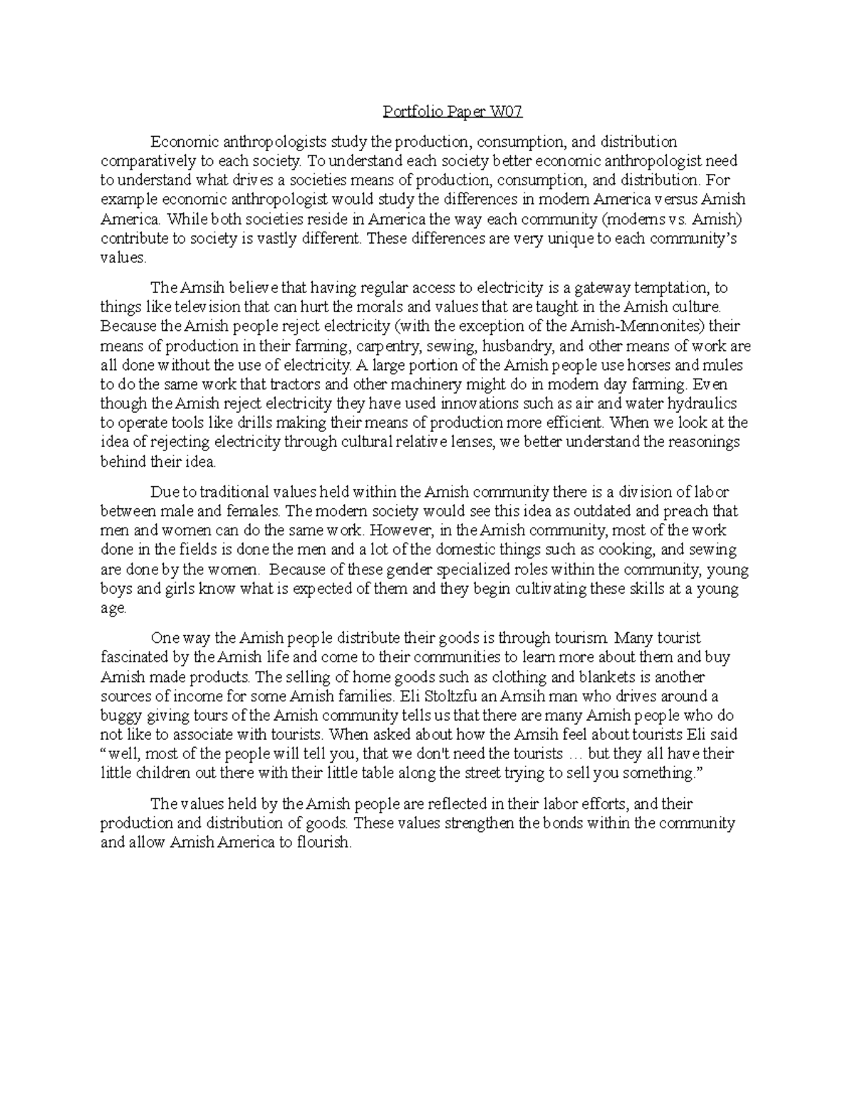 Portfolio Paper W07 Portfolio Paper W Economic Anthropologists Study portfolio-paper-w07-portfolio-paper-w-economic-anthropologists-study