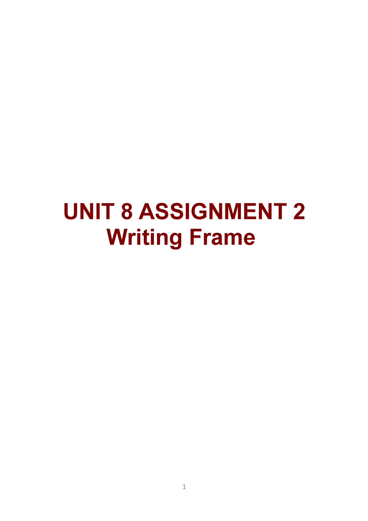unit 8 assignment 2 m3