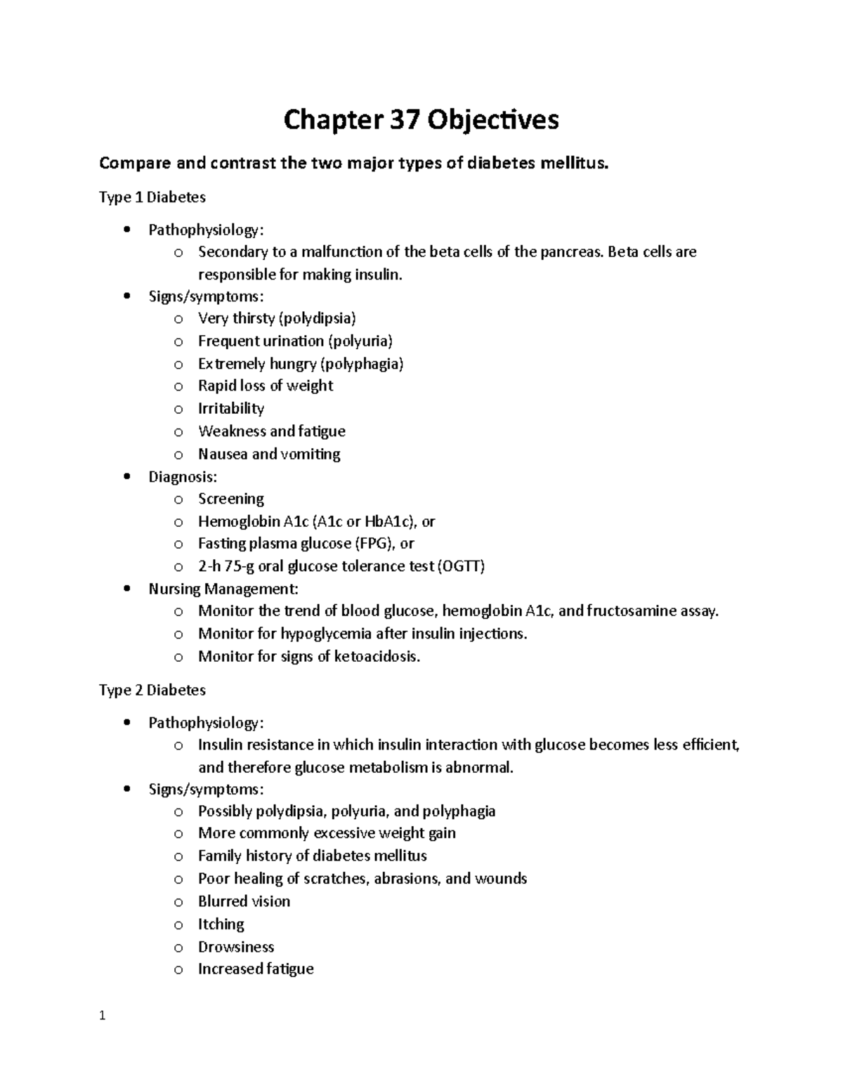 Chapter 37 Objectives - Lecture notes 37 - Chapter 37 Objectives ...