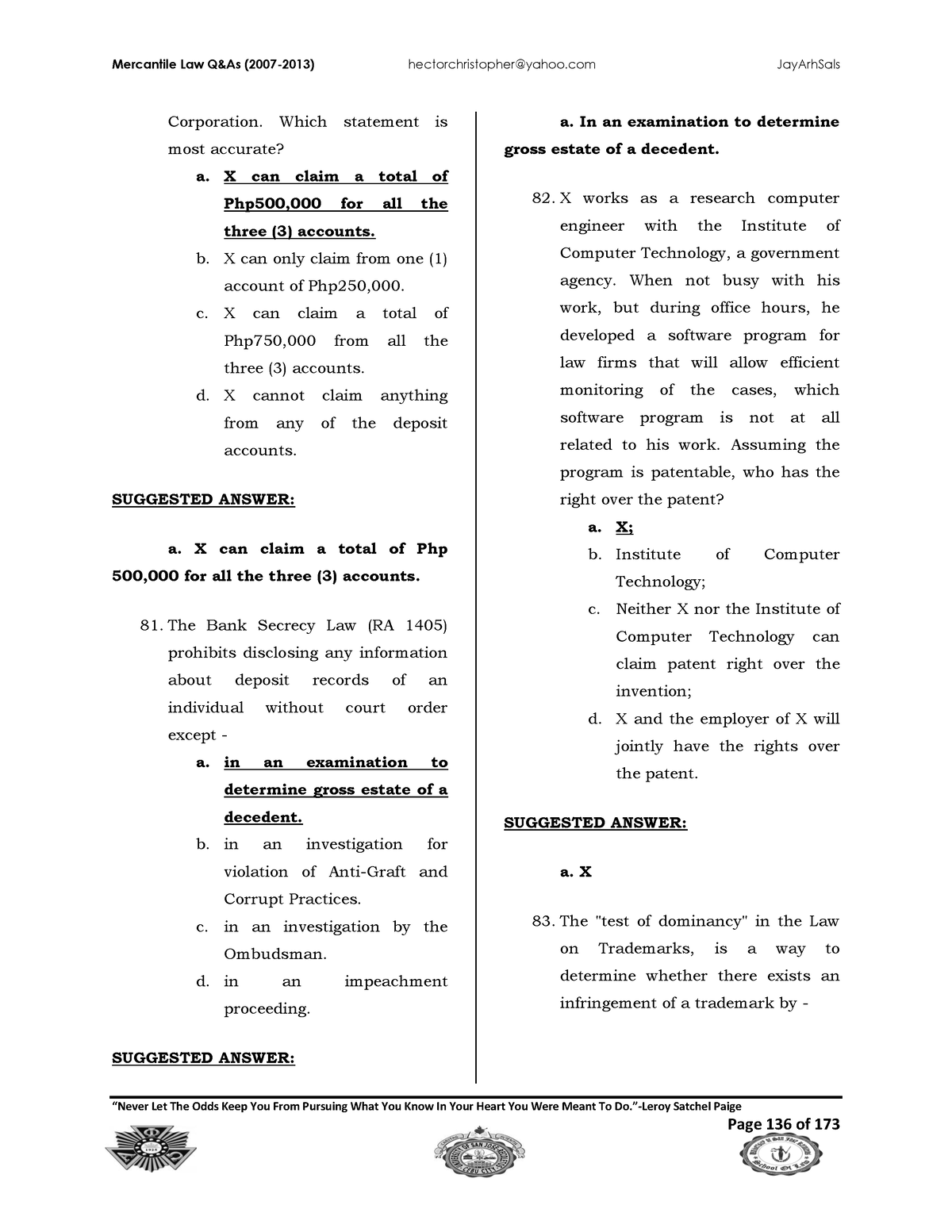 commercial-law-questions