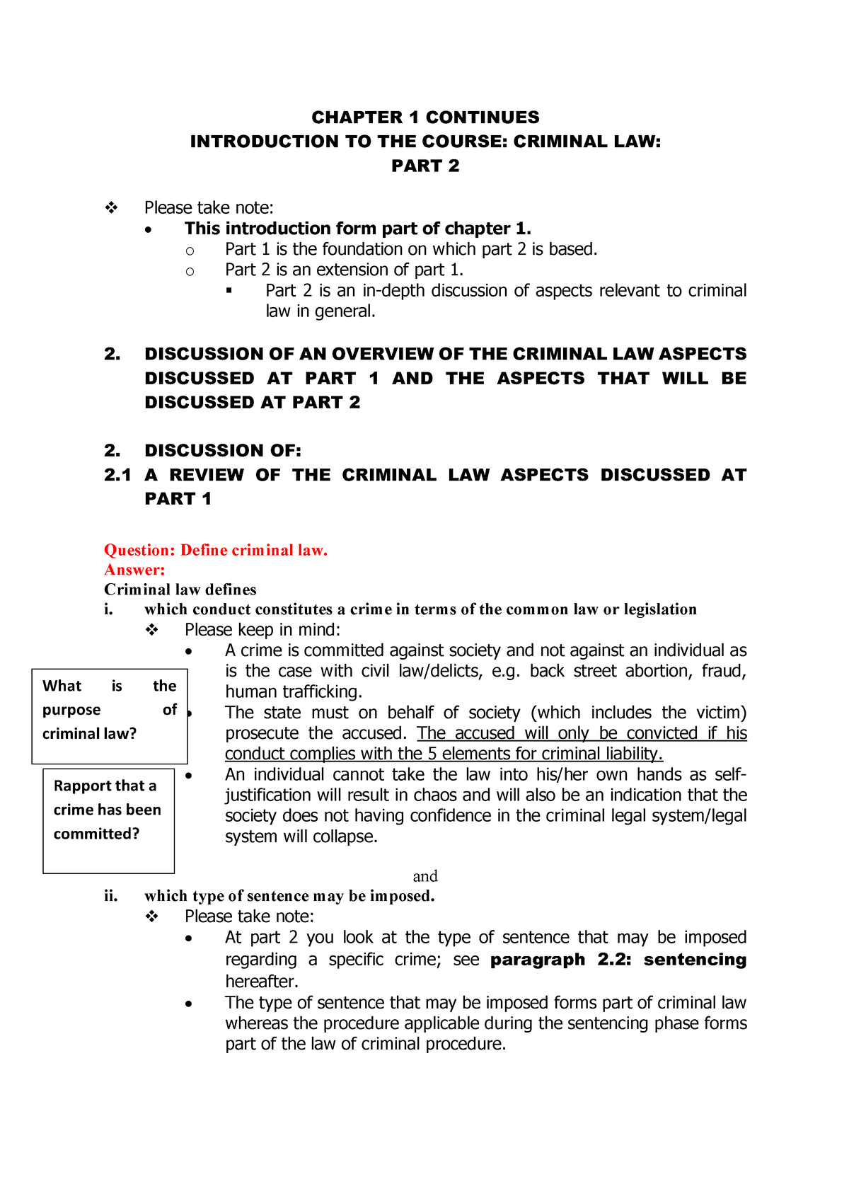 Chapter 1 Introduction Complete Class Notes - CHAPTER 1 CONTINUES ...