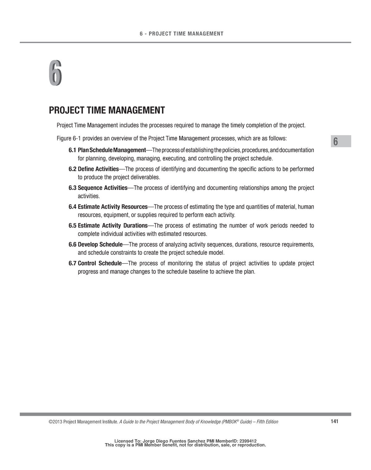 project time management thesis